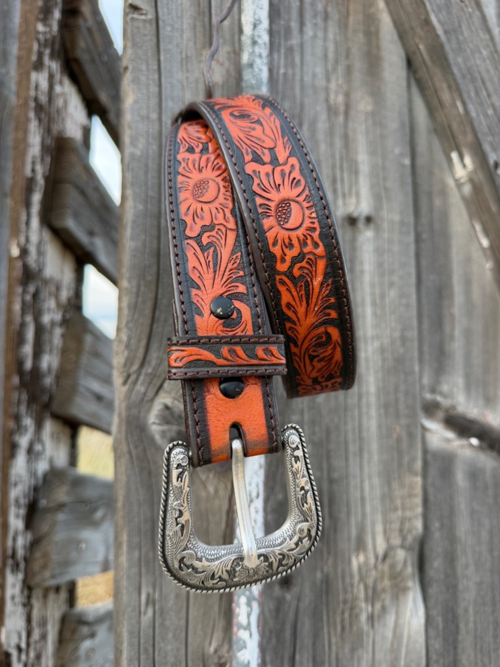 Grants Leather Men’s/Unisex Leather Belt